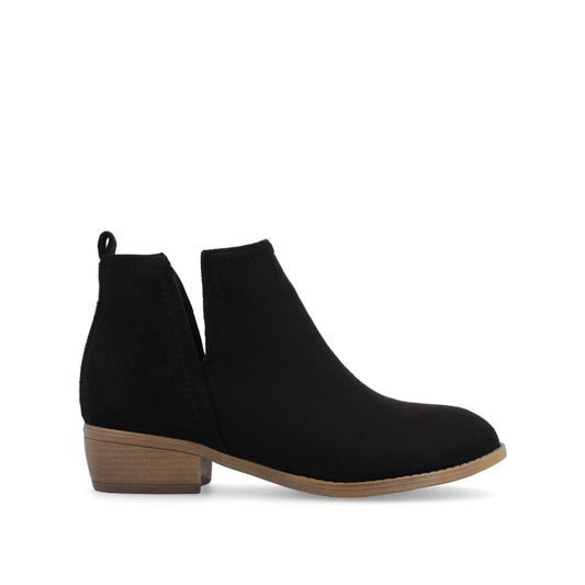 Journee RIMI BLOCK HEELED BOOTIES IN WIDE - Black