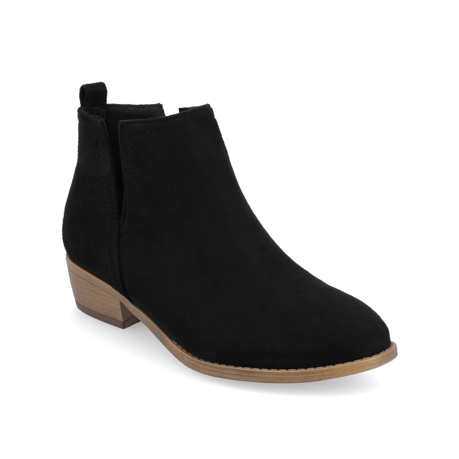 Journee RIMI BLOCK HEELED BOOTIES IN WIDE - Black