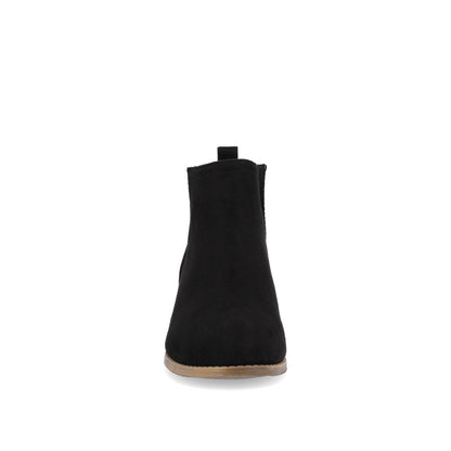 Journee RIMI BLOCK HEELED BOOTIES IN WIDE - Black