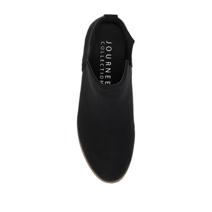 Journee RIMI BLOCK HEELED BOOTIES IN WIDE - Black