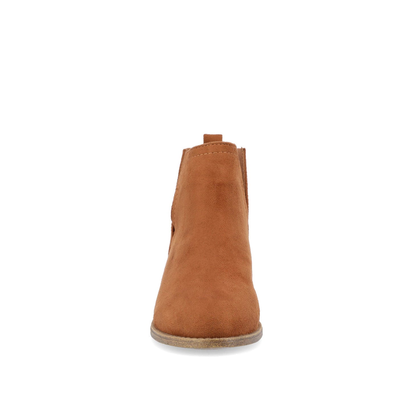 Journee RIMI BLOCK HEELED BOOTIES IN WIDE - Camel
