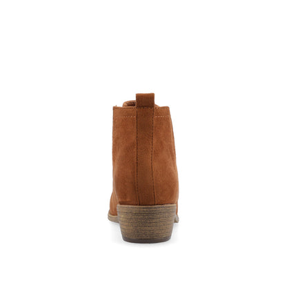 Journee RIMI BLOCK HEELED BOOTIES IN WIDE - Camel