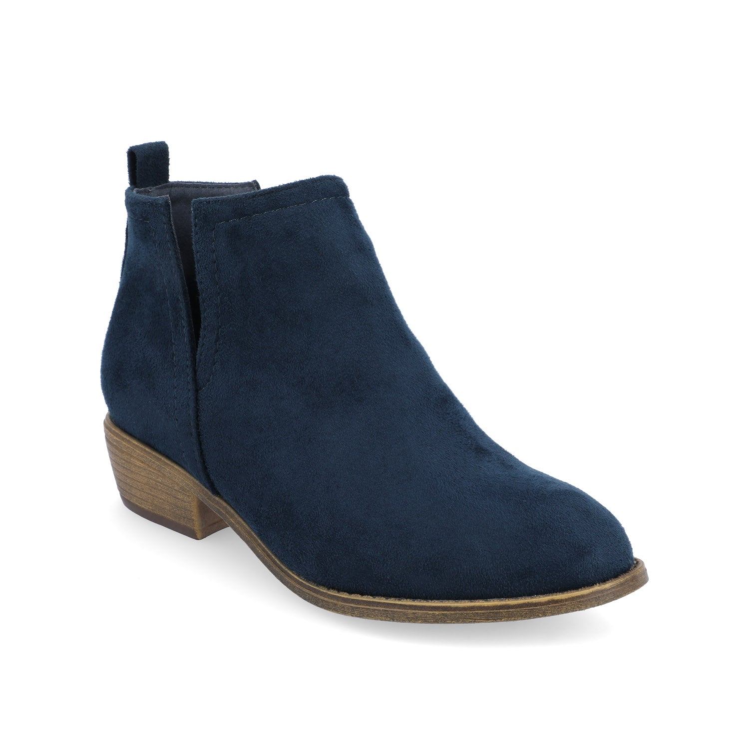 Journee RIMI BLOCK HEELED BOOTIES IN WIDE - Blue