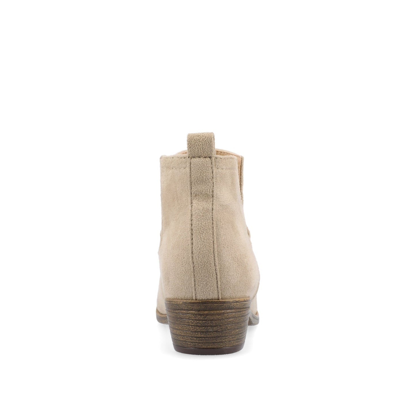 Journee RIMI BLOCK HEELED BOOTIES IN WIDE - Stone