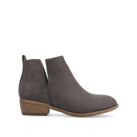 Journee RIMI BLOCK HEELED BOOTIES IN WIDE - Grey