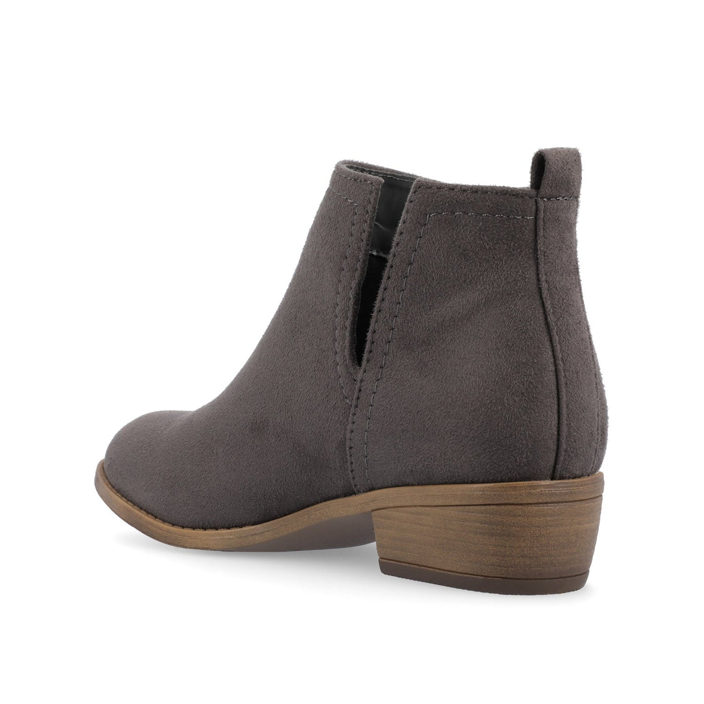 Journee RIMI BLOCK HEELED BOOTIES IN WIDE - Grey