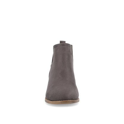 Journee RIMI BLOCK HEELED BOOTIES IN WIDE - Grey