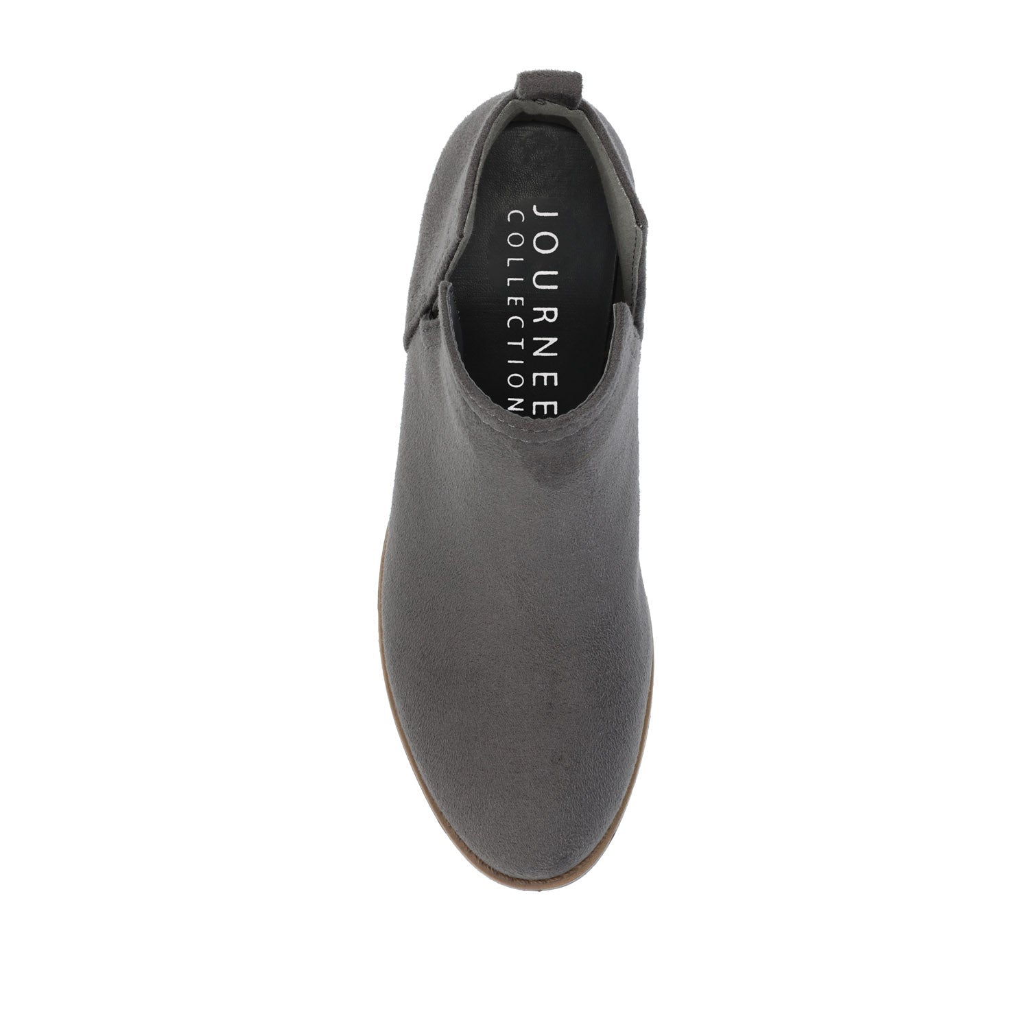 Journee RIMI BLOCK HEELED BOOTIES IN WIDE - Grey