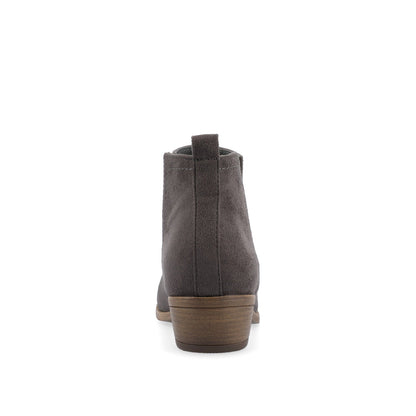 Journee RIMI BLOCK HEELED BOOTIES IN WIDE - Grey