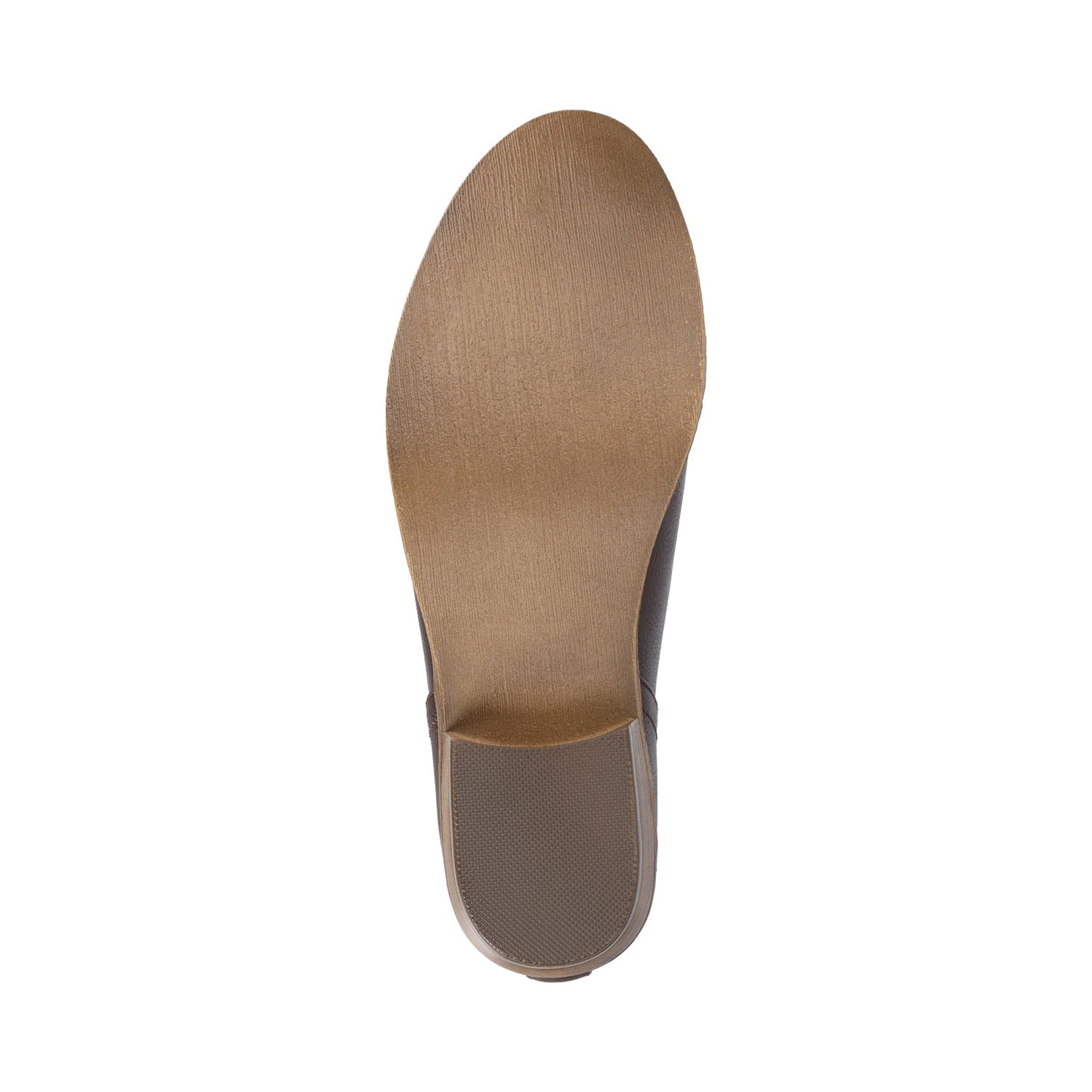 Journee RIMI BLOCK HEELED BOOTIES IN WIDE - Brown PU