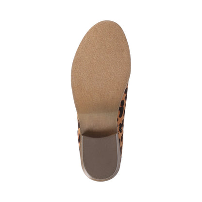 Journee RIMI BLOCK HEELED BOOTIES IN WIDE - Leopard