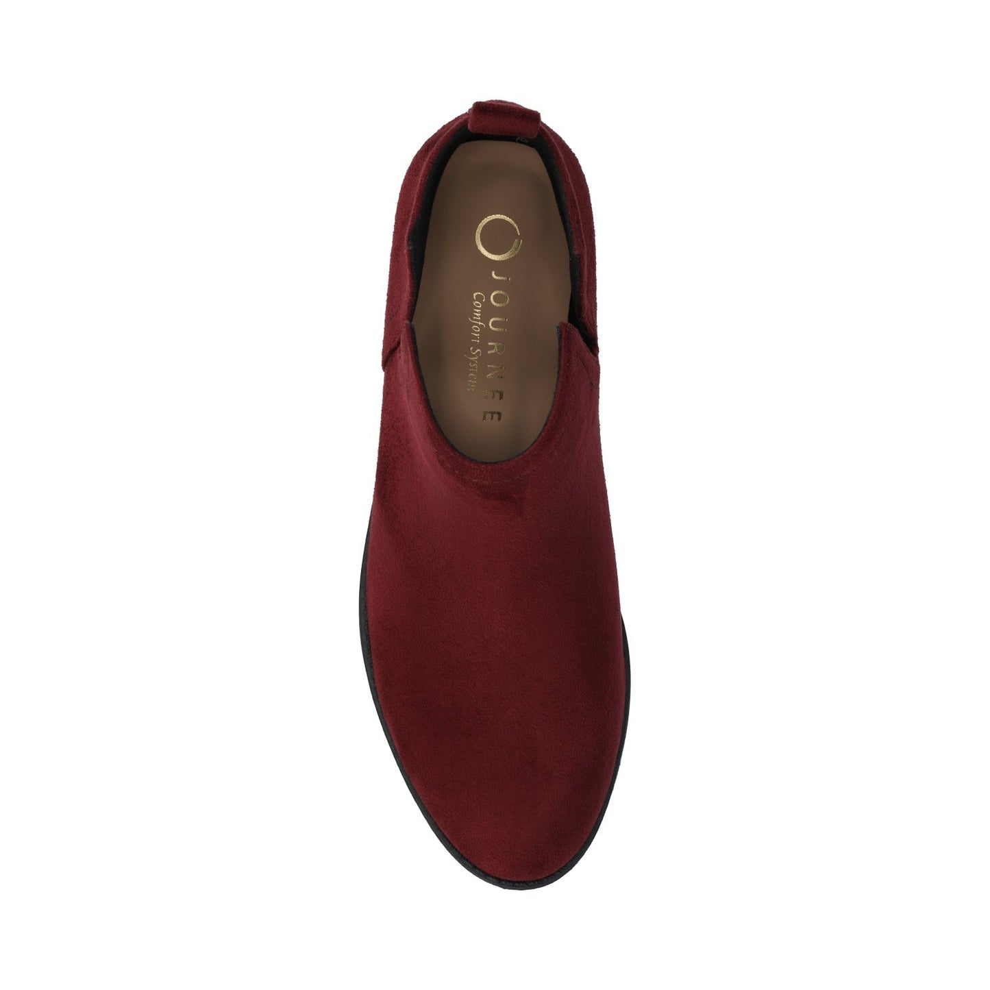 Journee RIMI BLOCK HEELED BOOTIES IN WIDE - Oxblood