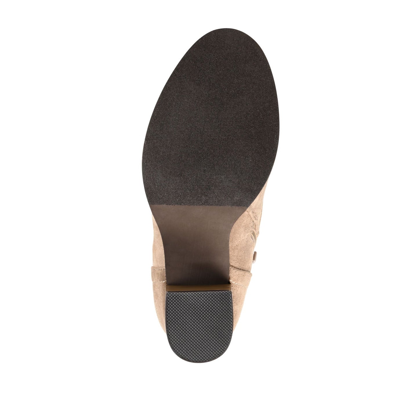 Journee BAYLOR LACE-UP BOOTIES IN WIDE - Taupe Suede