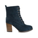 Navy Faux Suede