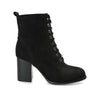 Black Faux Suede