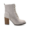 Grey Faux Suede