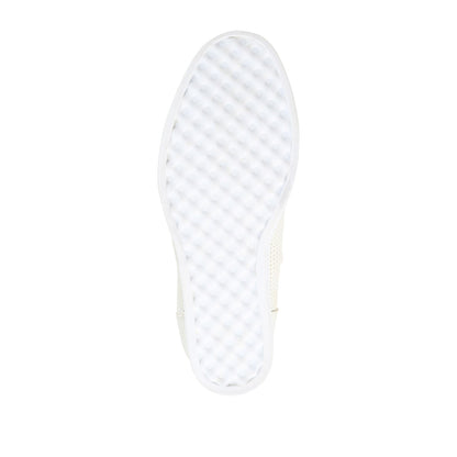 Journee CLARA WEDGE HEEL SNEAKERS IN WIDE - Bone PU