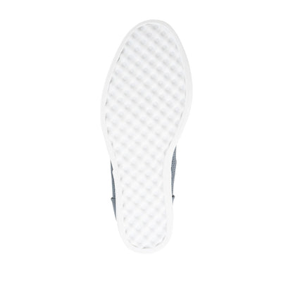 Journee CLARA WEDGE HEEL SNEAKERS IN WIDE - Blue PU