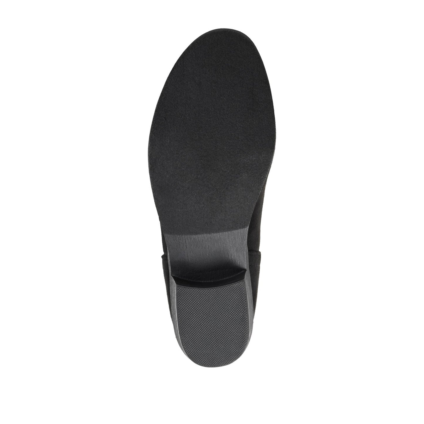 Journee LIVVY FAUX SUEDE ZIP-UP BOOTIES IN WIDE - Black