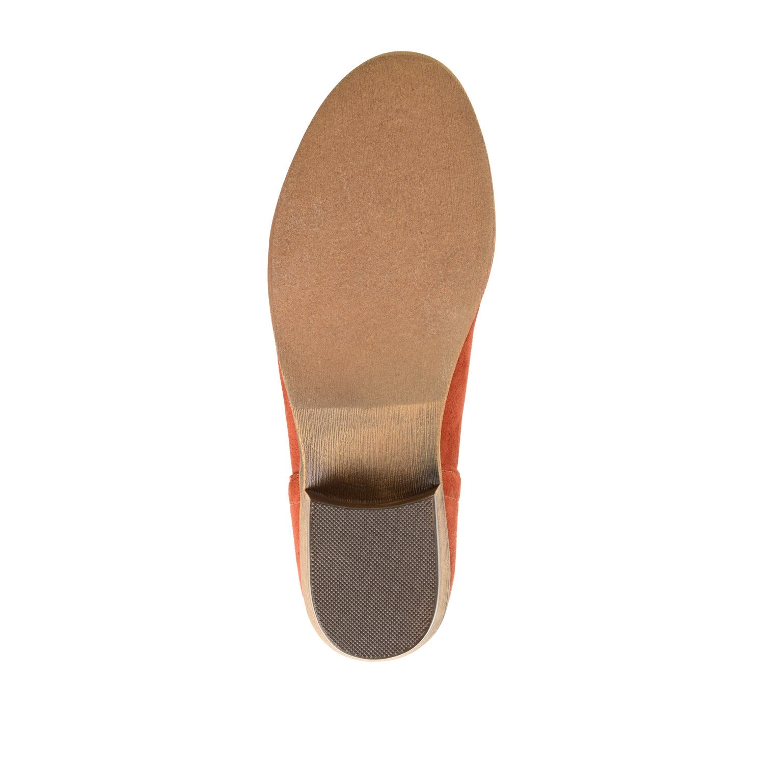 Journee LIVVY FAUX SUEDE ZIP-UP BOOTIES IN WIDE - Clay