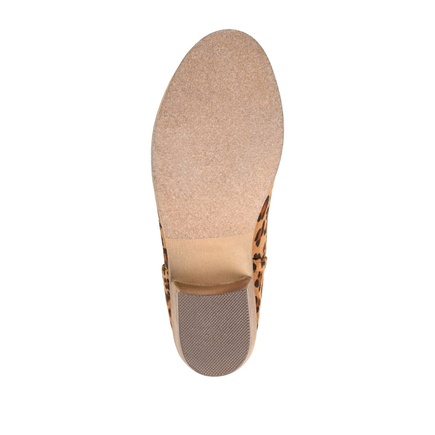 Journee LIVVY FAUX SUEDE ZIP-UP BOOTIES IN WIDE - Leopard