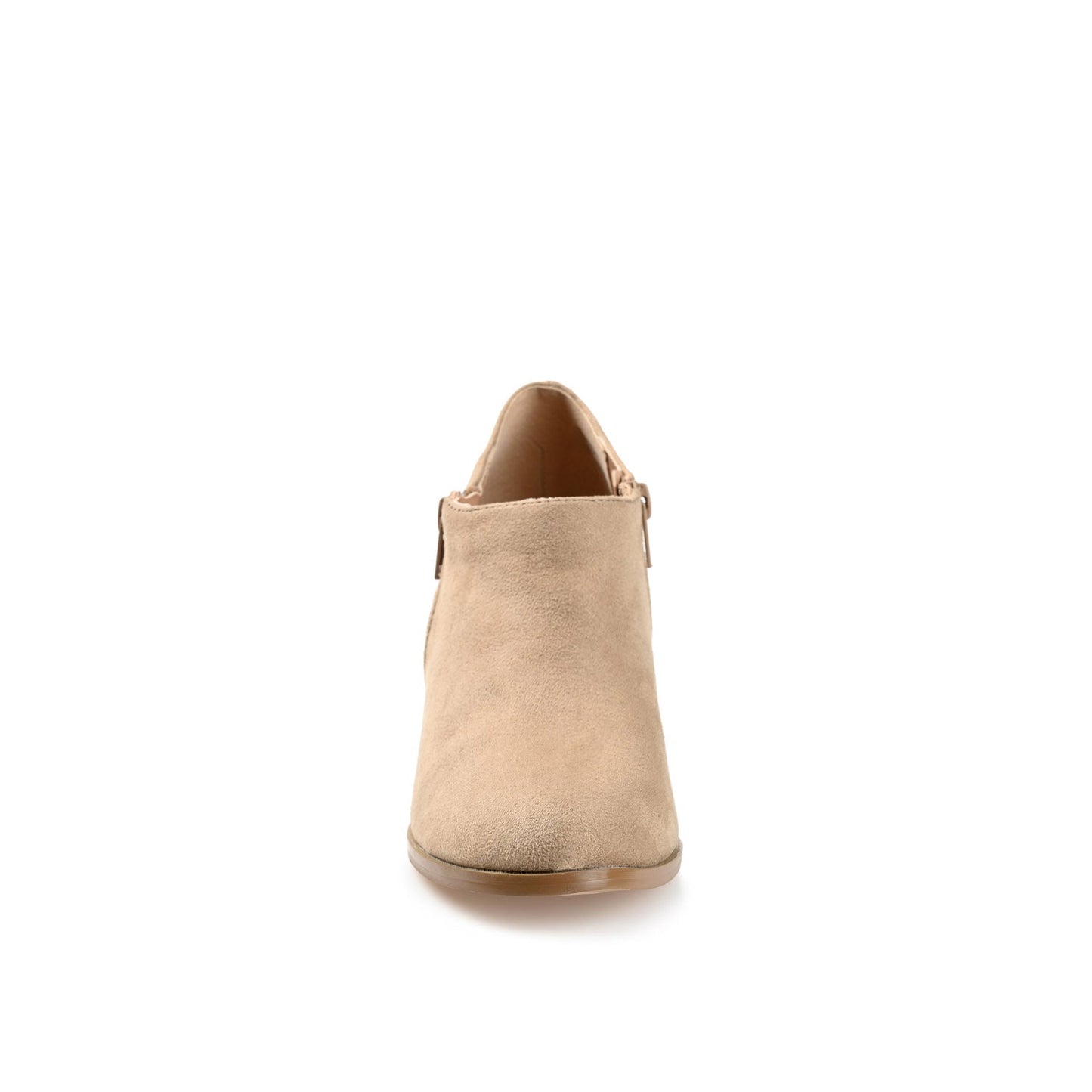Journee SANZI ZIP-UP BOOTIES IN WIDE - Taupe