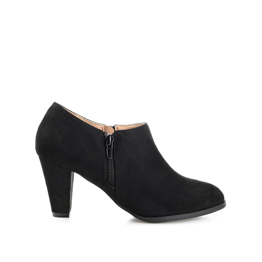 Journee SANZI ZIP-UP BOOTIES IN WIDE - Black