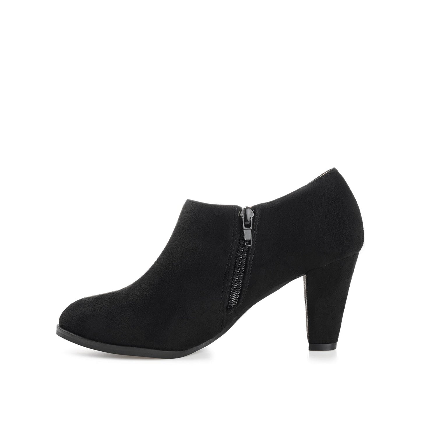 Journee SANZI ZIP-UP BOOTIES IN WIDE - Black