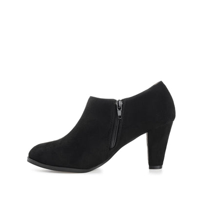Journee SANZI ZIP-UP BOOTIES IN WIDE - Black