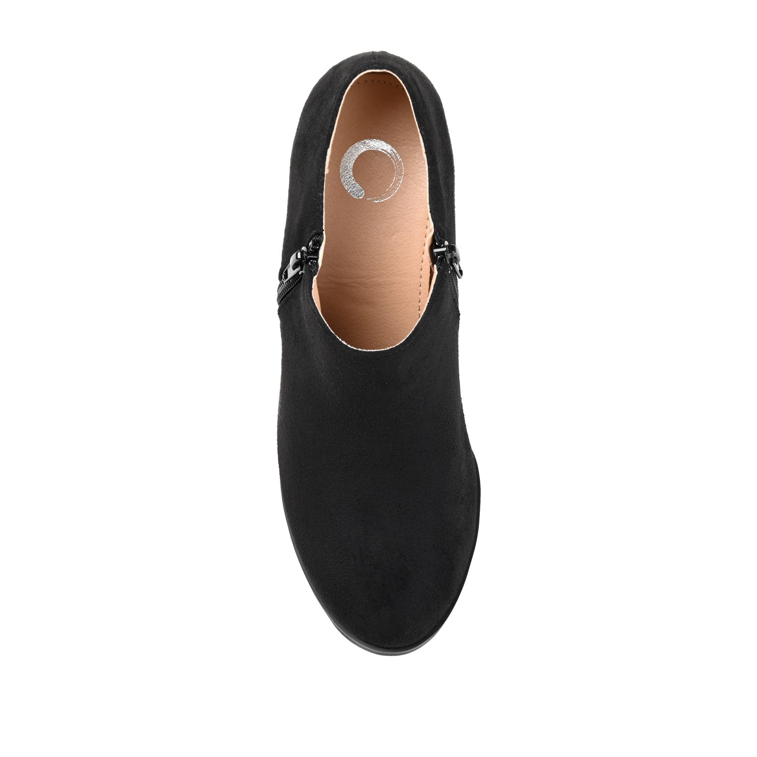 Journee SANZI ZIP-UP BOOTIES IN WIDE - Black