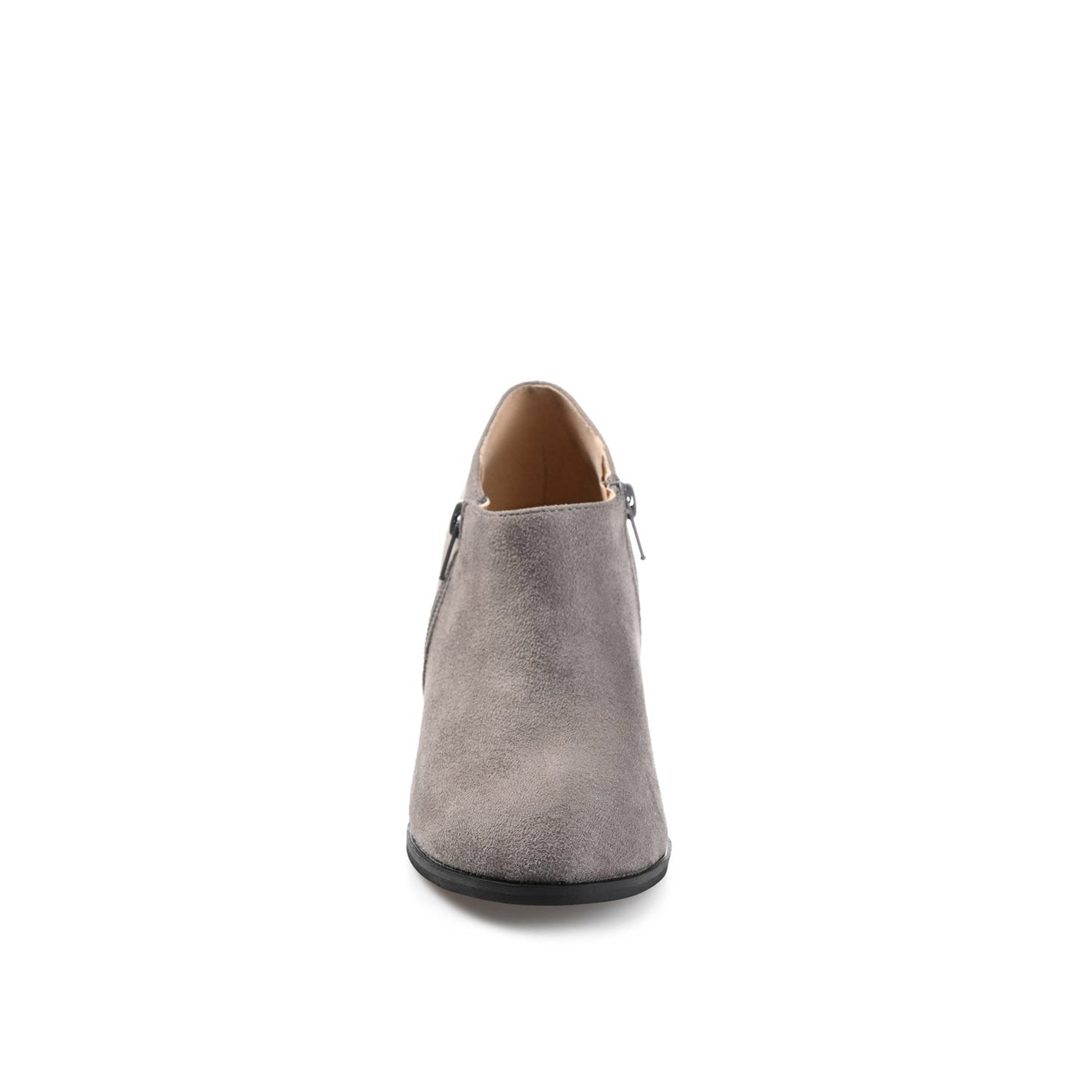 Journee SANZI ZIP-UP BOOTIES IN WIDE - Grey