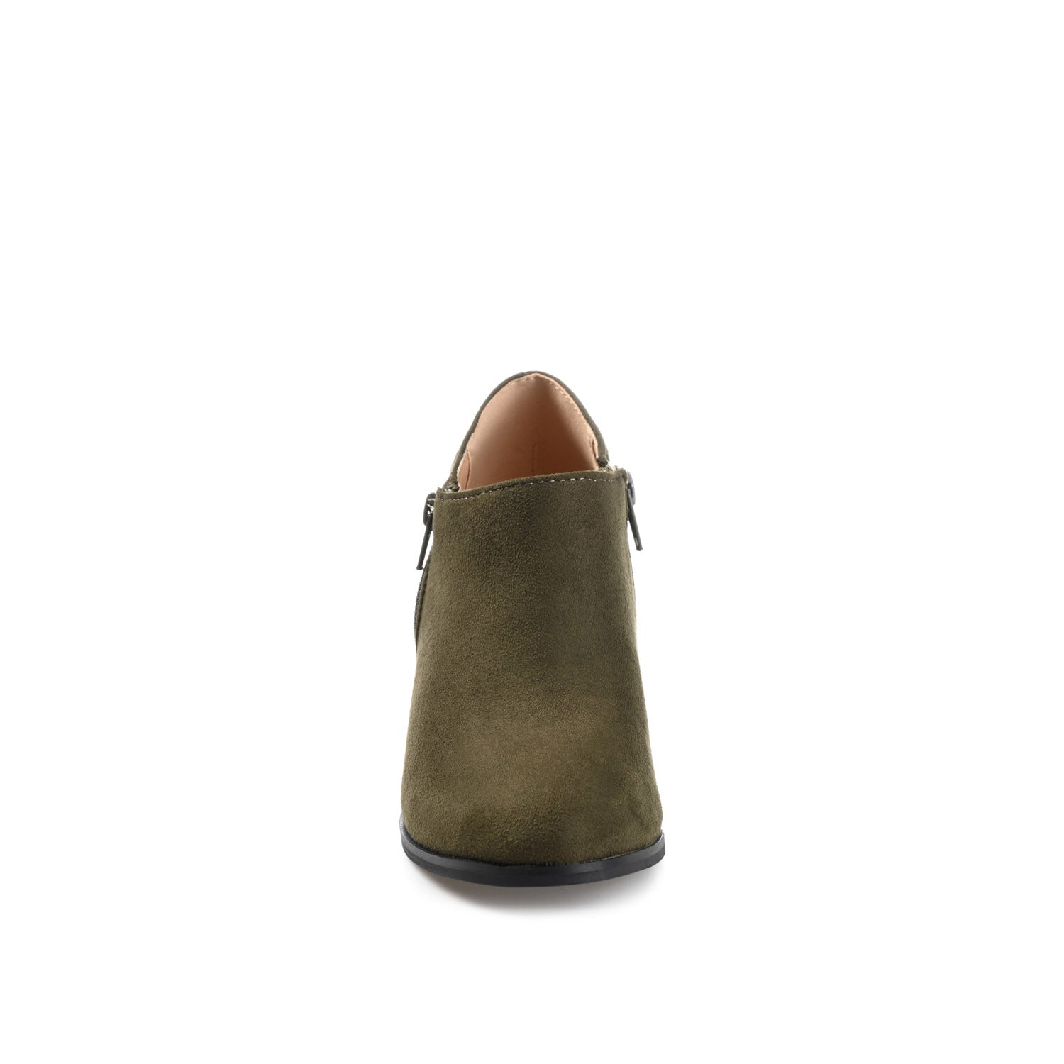 Journee SANZI ZIP-UP BOOTIES IN WIDE - Olive