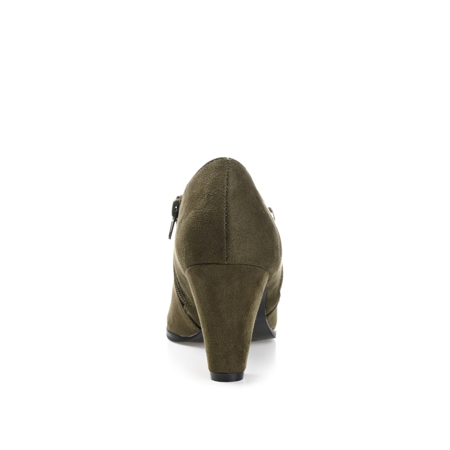 Journee SANZI ZIP-UP BOOTIES IN WIDE - Olive