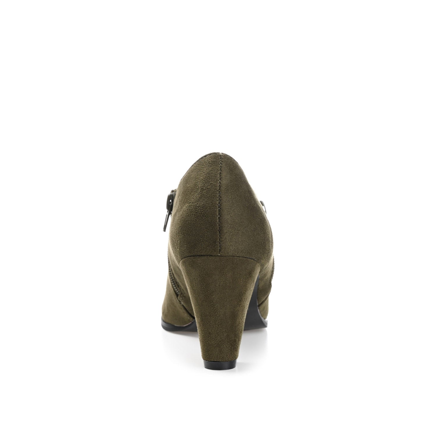 Journee SANZI ZIP-UP BOOTIES IN WIDE - Olive