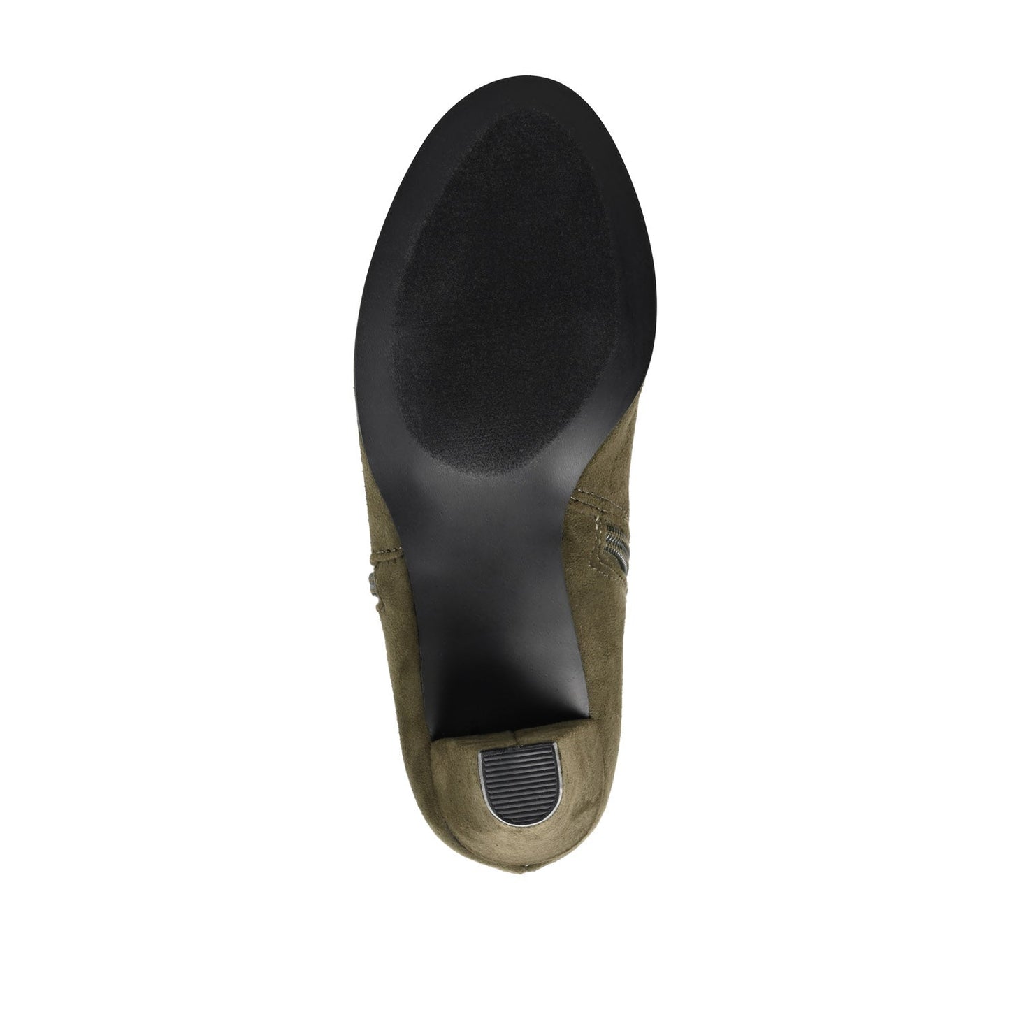 Journee SANZI ZIP-UP BOOTIES IN WIDE - Olive
