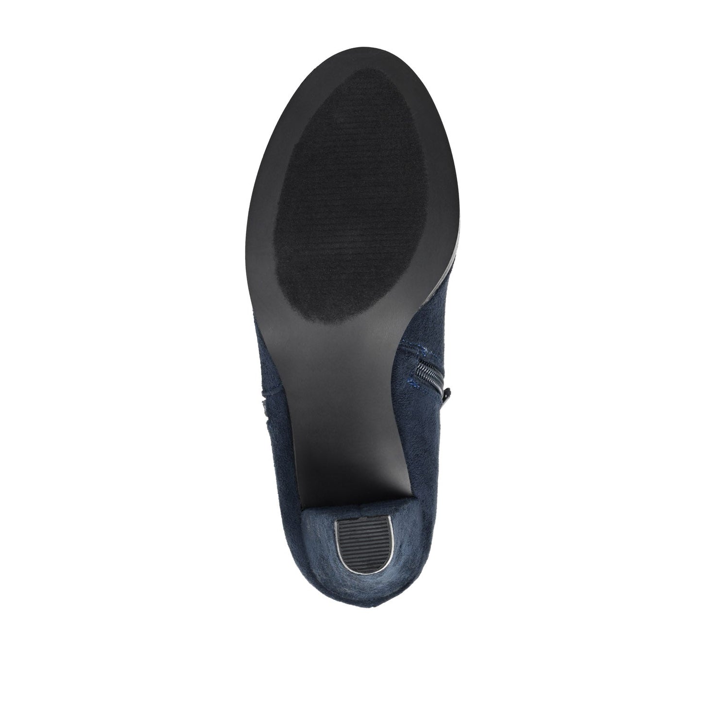Journee SANZI ZIP-UP BOOTIES IN WIDE - Navy Nubuck