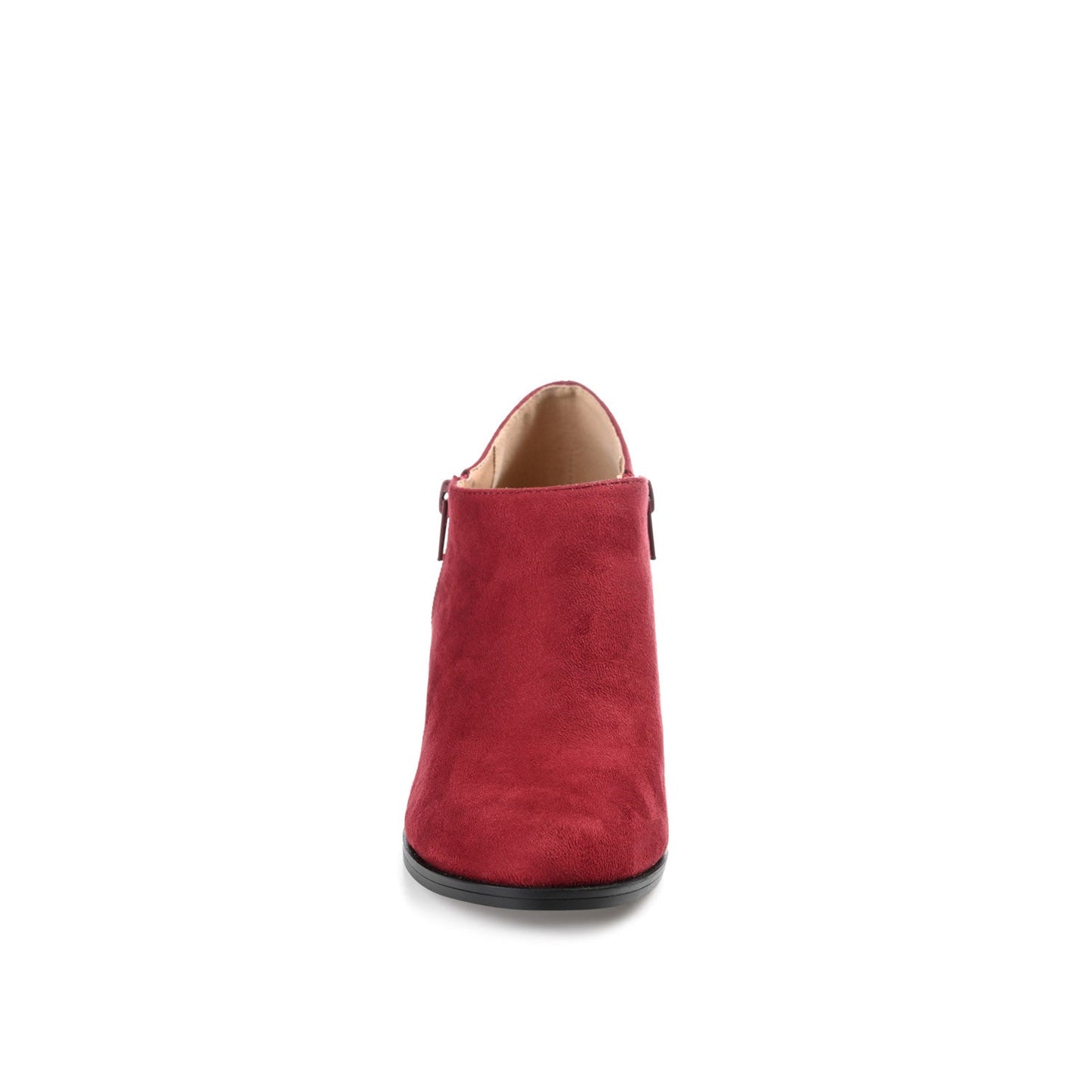 Journee SANZI ZIP-UP BOOTIES IN WIDE - Wine