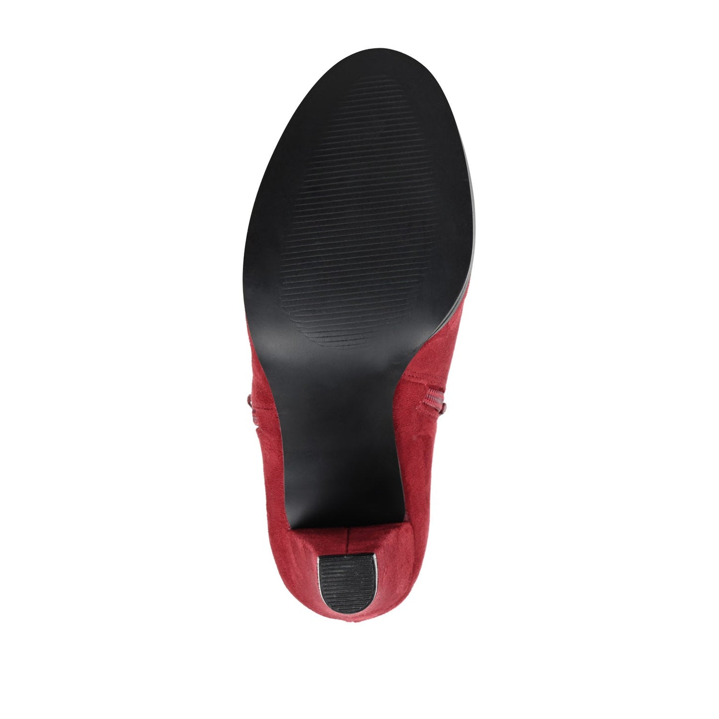 Journee SANZI ZIP-UP BOOTIES IN WIDE - Wine
