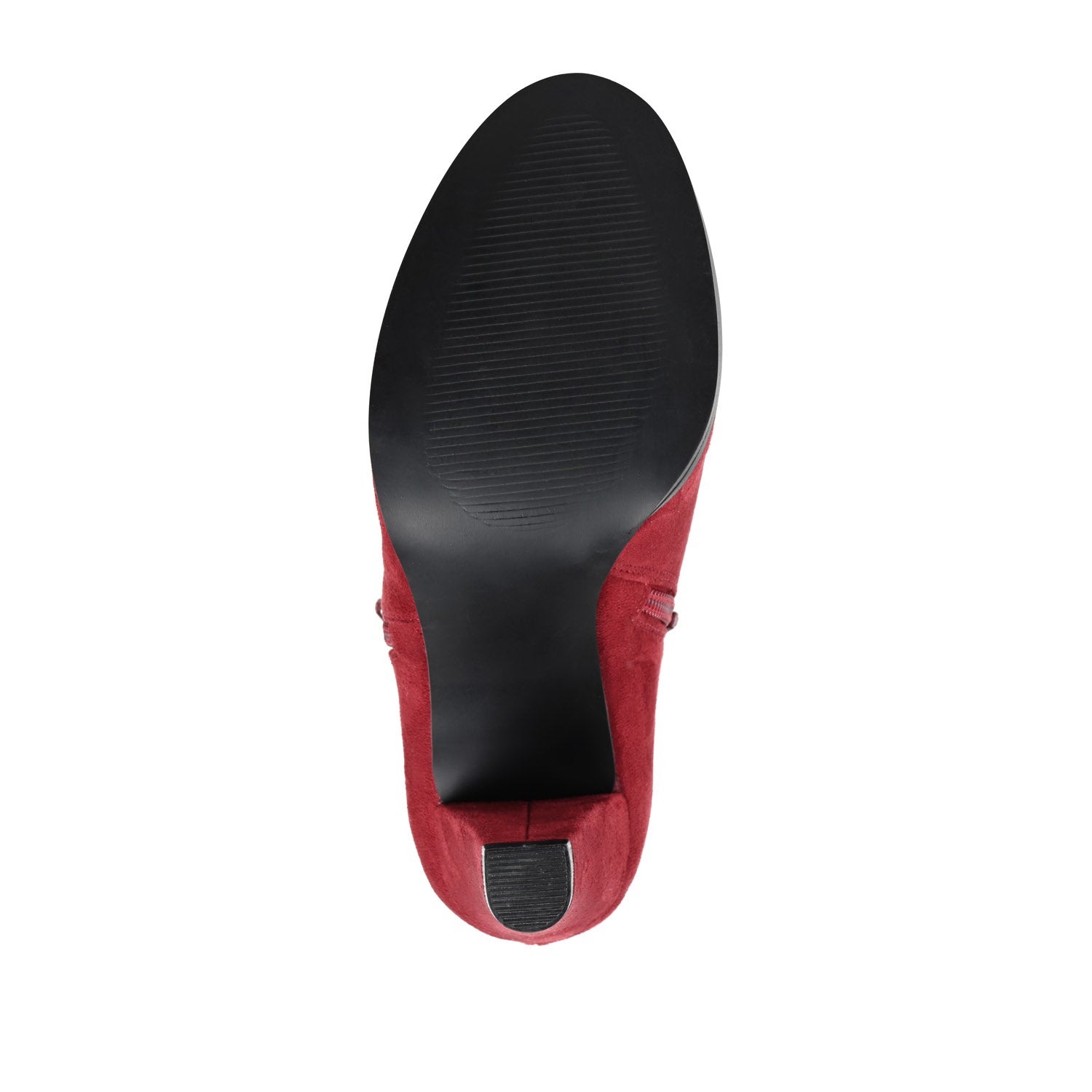 Journee SANZI ZIP-UP BOOTIES IN WIDE - Wine