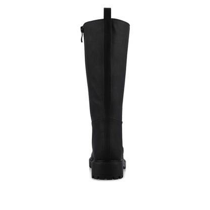 Journee BRANDI KNEE HIGH BOOTS IN WIDE CALF - Vintage Black