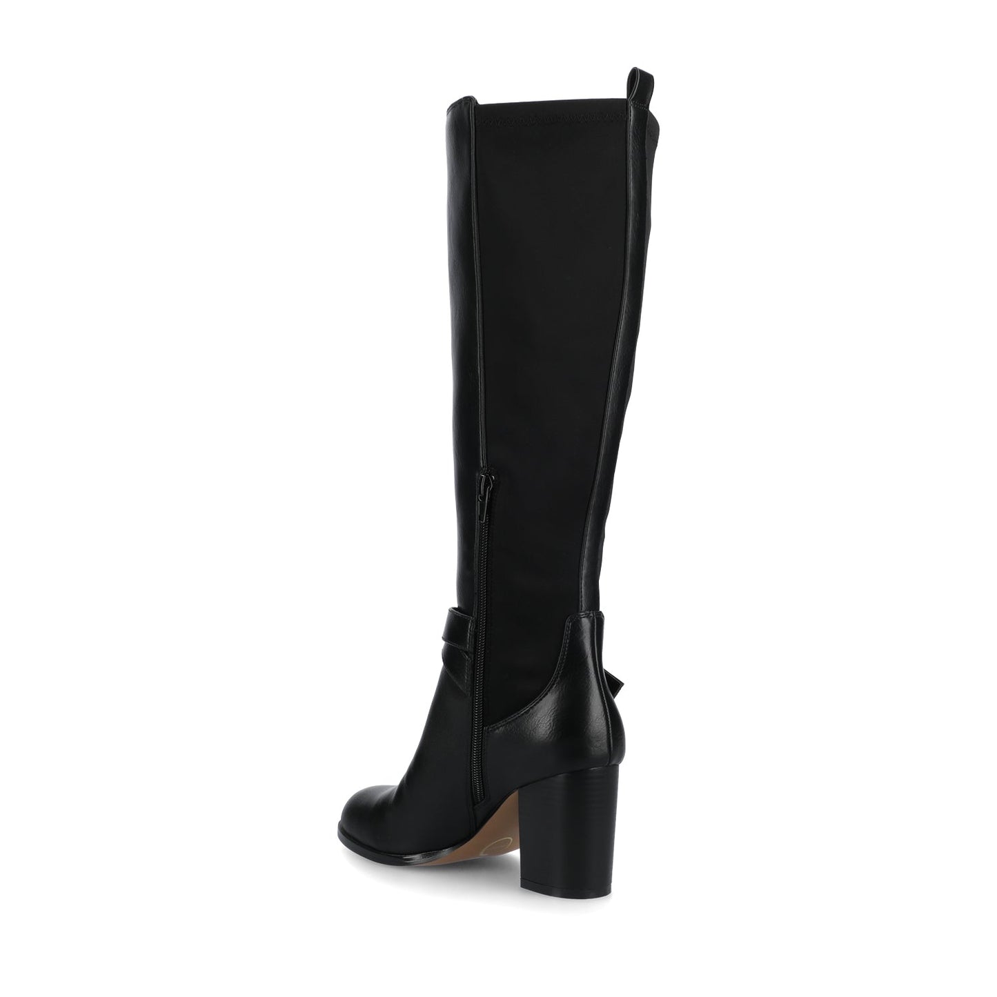 Journee AVALONN KNEE HIGH DRESS BOOTS IN WIDE CALF - Black