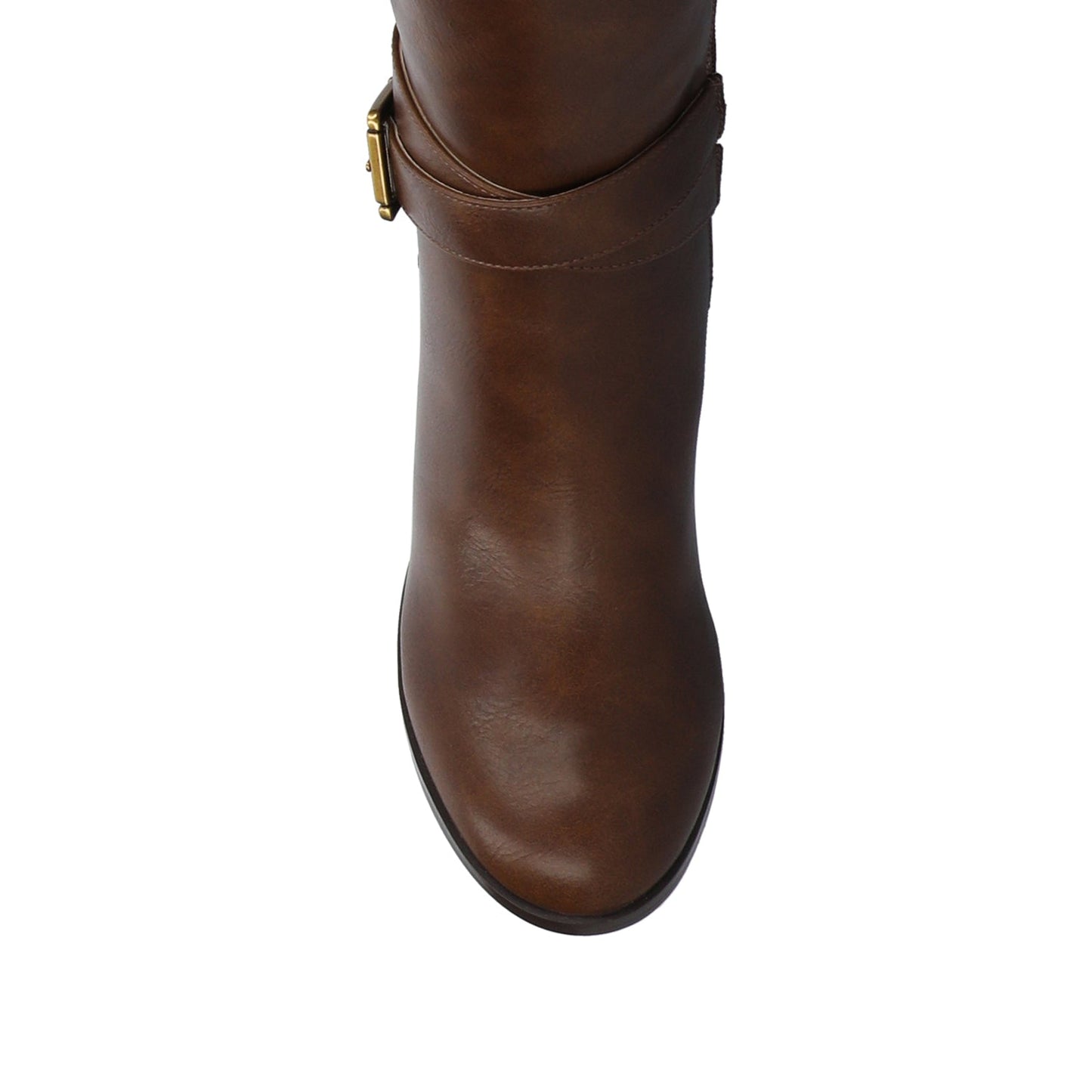 Journee AVALONN KNEE HIGH DRESS BOOTS IN WIDE CALF - Chocolate