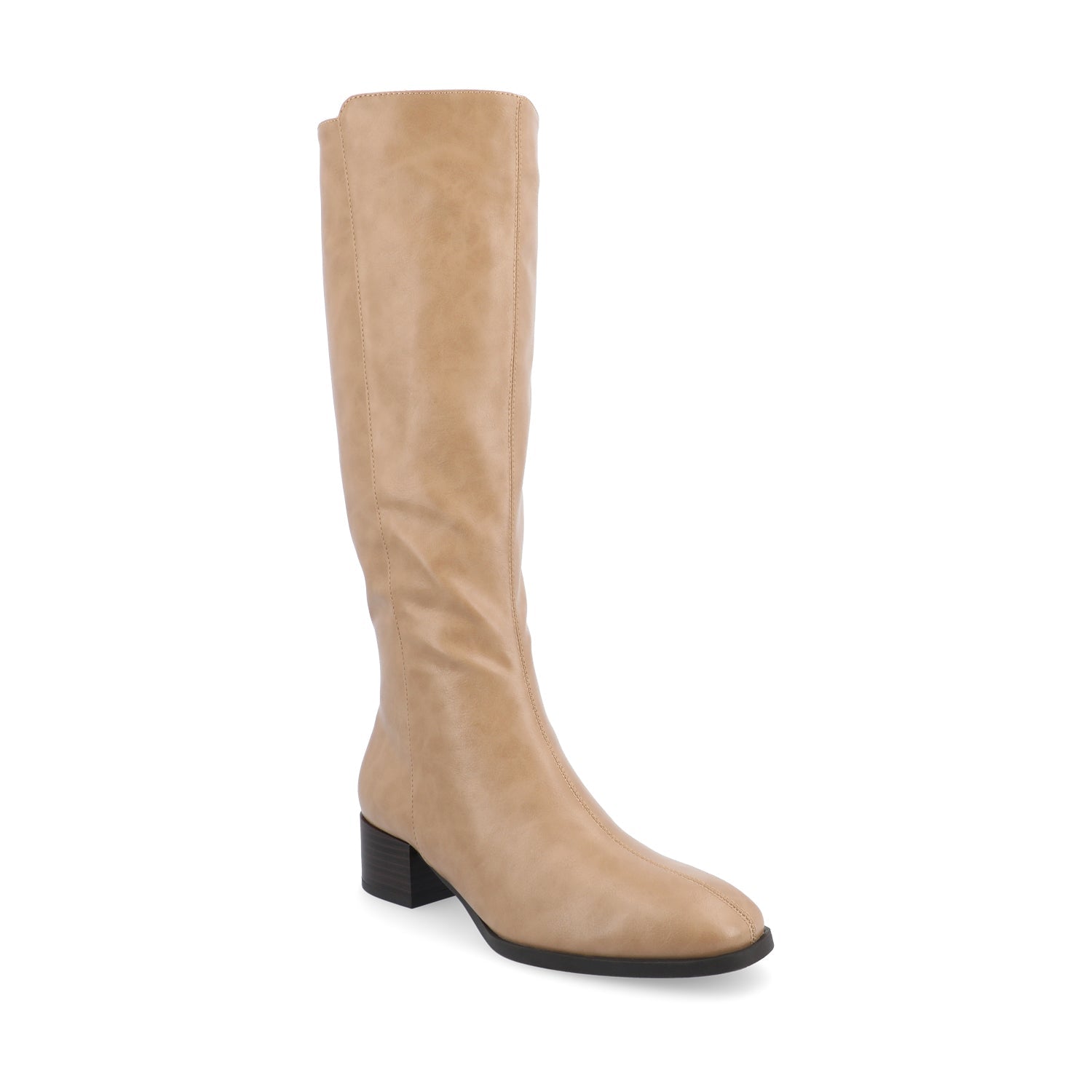 Journee DEVRI KNEE HIGH BOOTS IN WIDE CALF - Tan