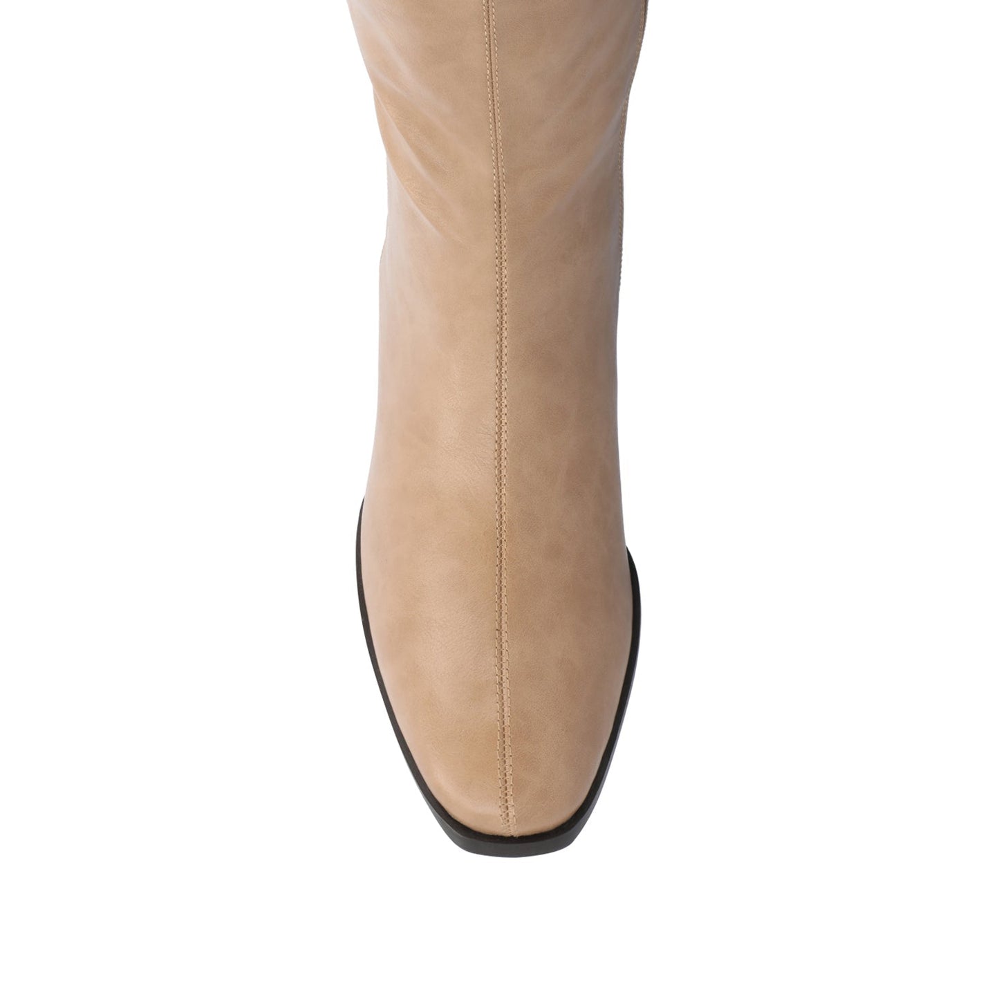 Journee DEVRI KNEE HIGH BOOTS IN WIDE CALF - Tan