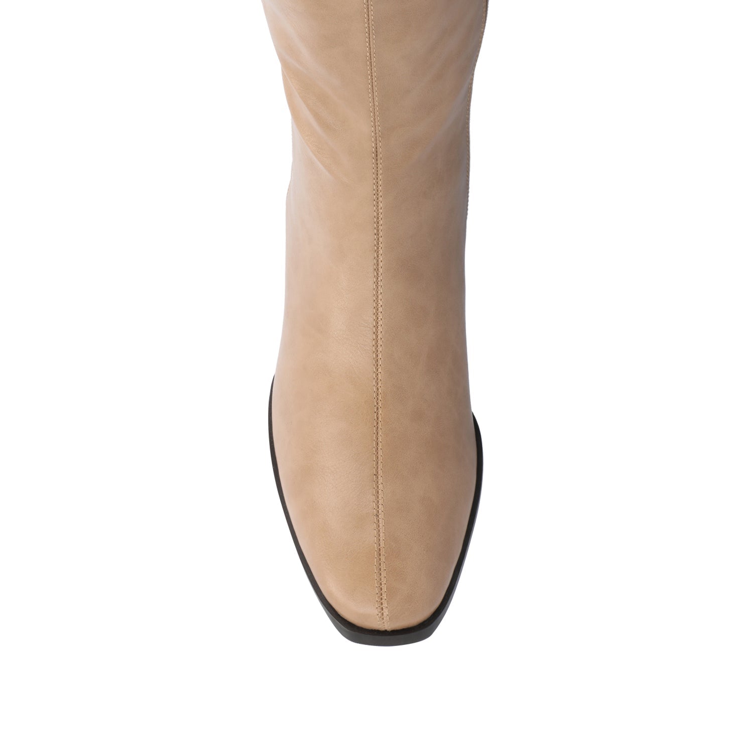 Journee DEVRI KNEE HIGH BOOTS IN WIDE CALF - Tan