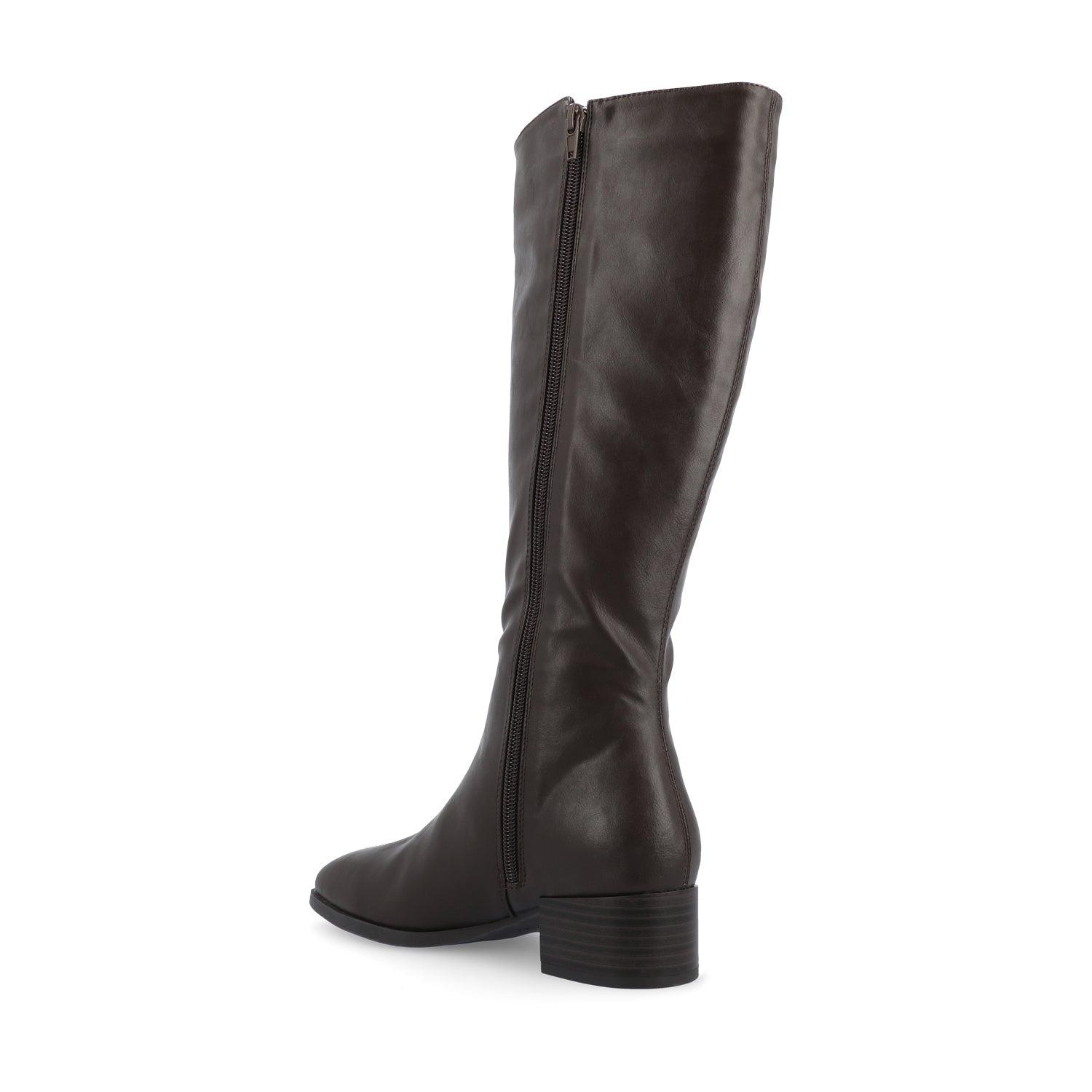 Journee DEVRI KNEE HIGH BOOTS IN WIDE CALF - Brown