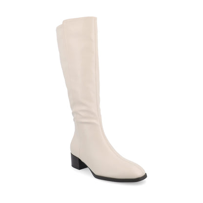 Journee DEVRI KNEE HIGH BOOTS IN WIDE CALF - Bone