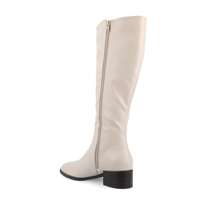 Journee DEVRI KNEE HIGH BOOTS IN WIDE CALF - Bone