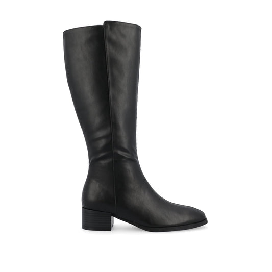 Journee DEVRI KNEE HIGH BOOTS IN WIDE CALF - Black