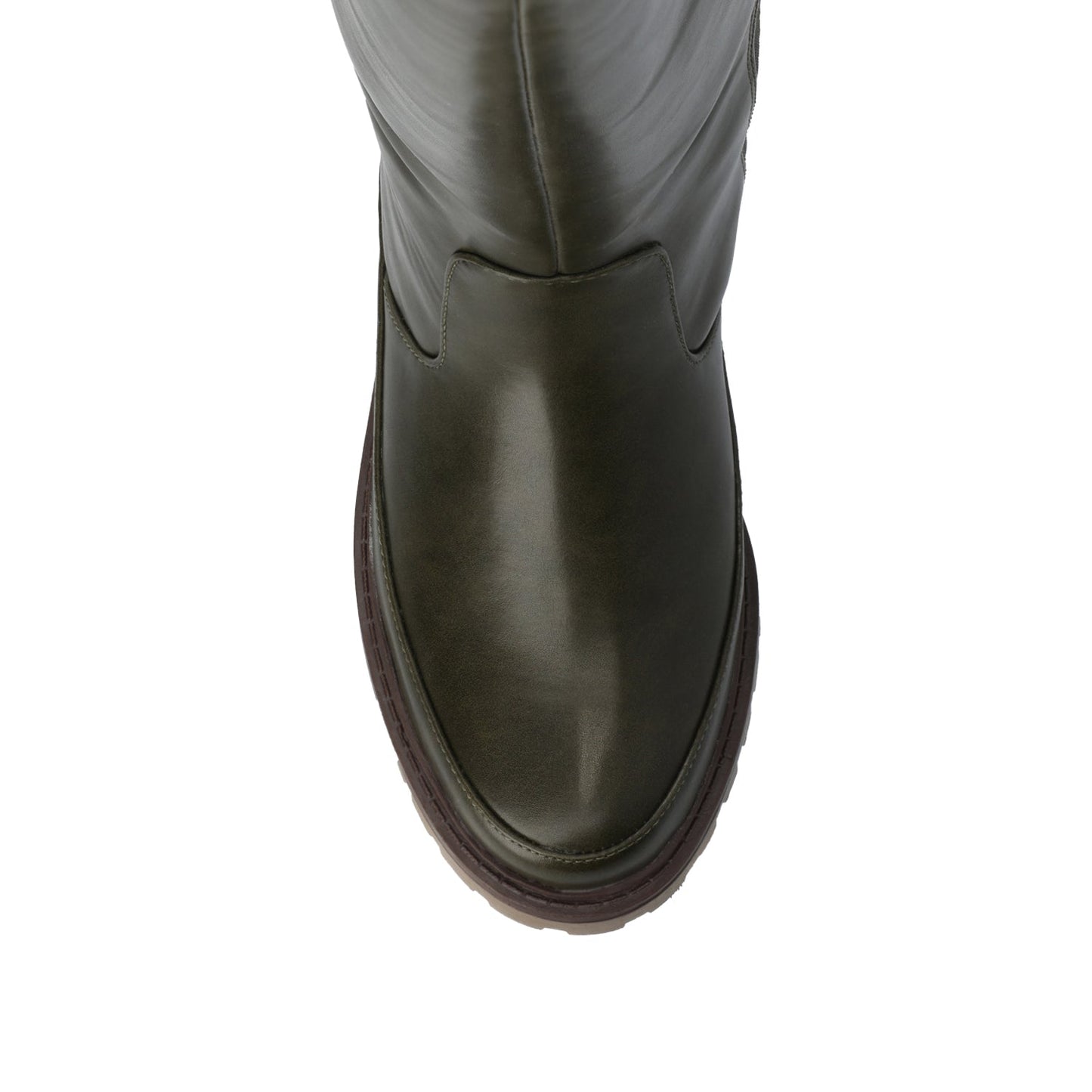 Journee ZEMMIE QUILTED BOOTS - Olive